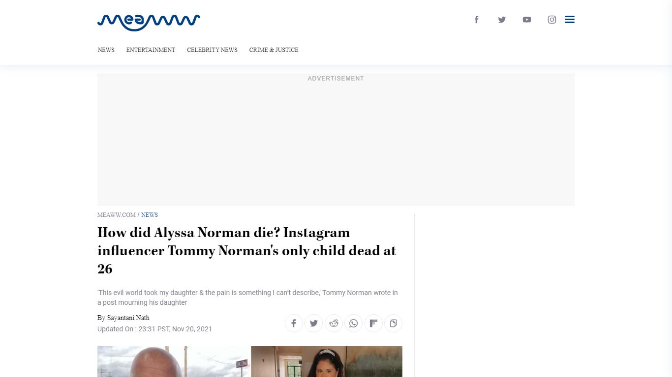 How did Alyssa Norman die? Instagram influencer Tommy Norman's only ...