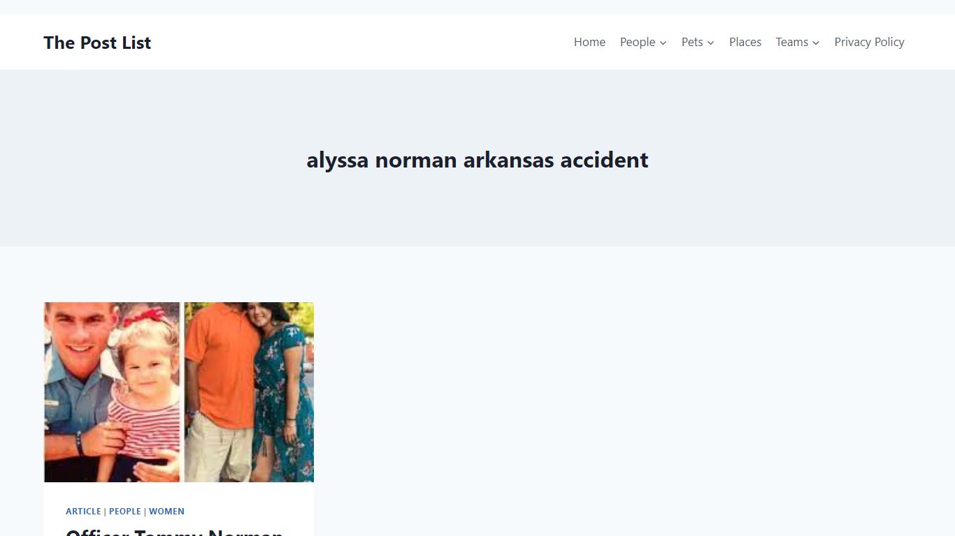 alyssa norman arkansas accident Archives - Theq Post List